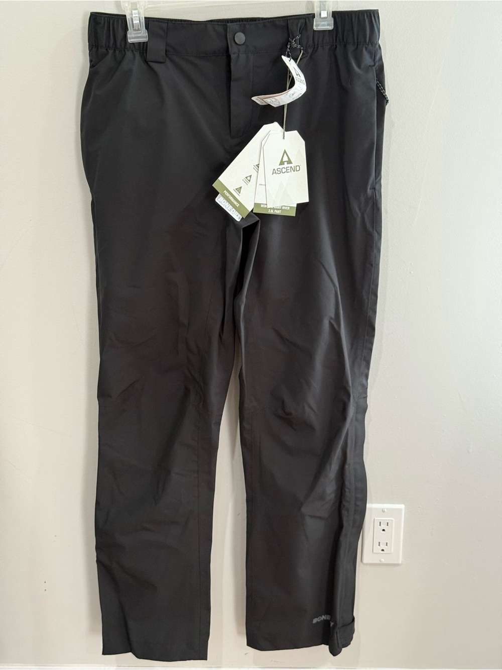 New Ascend Women’s 3XLT Black Performance Pants 698